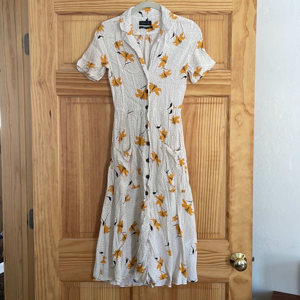 Urban Outfitters button front midi dress